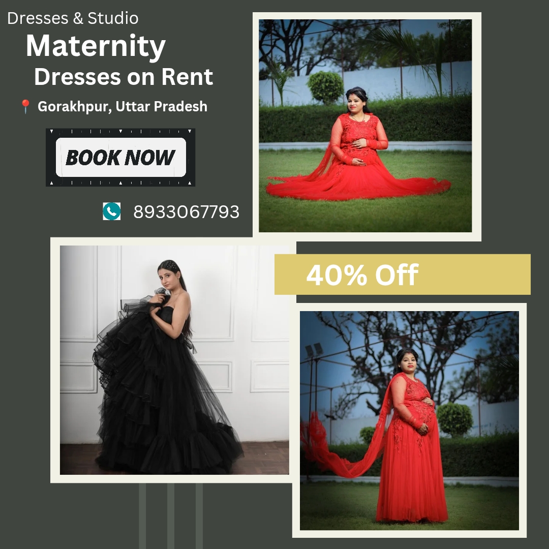 Top-Rated Maternity Shoot in Gorakhpur | Dresses and Studio