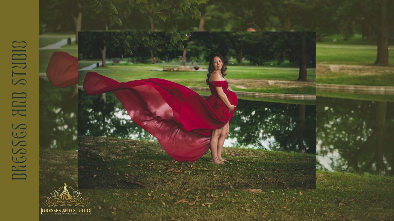 pregnancy photoshoot dress for rent near me