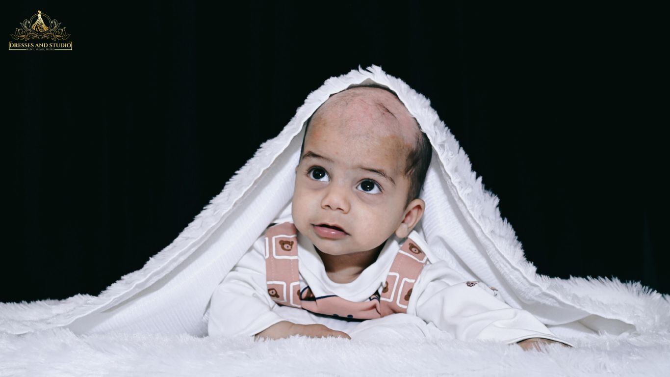 Adorable Moments Captured – Book a Baby Boy Photoshoot with Dresse And Studio