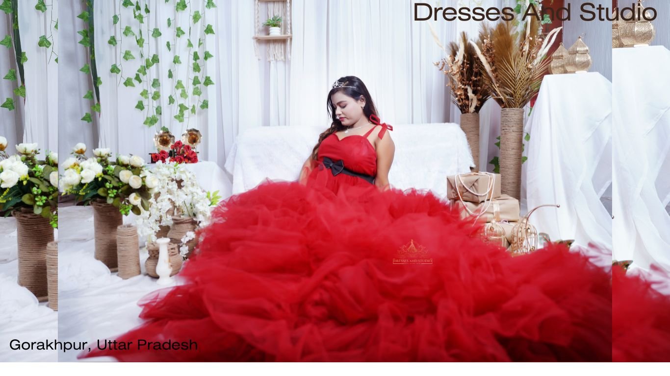 Indoor Maternity Shoot Location in Gorakhpur, Uttar Pradesh – Only at Dresses And Studio with Anshika