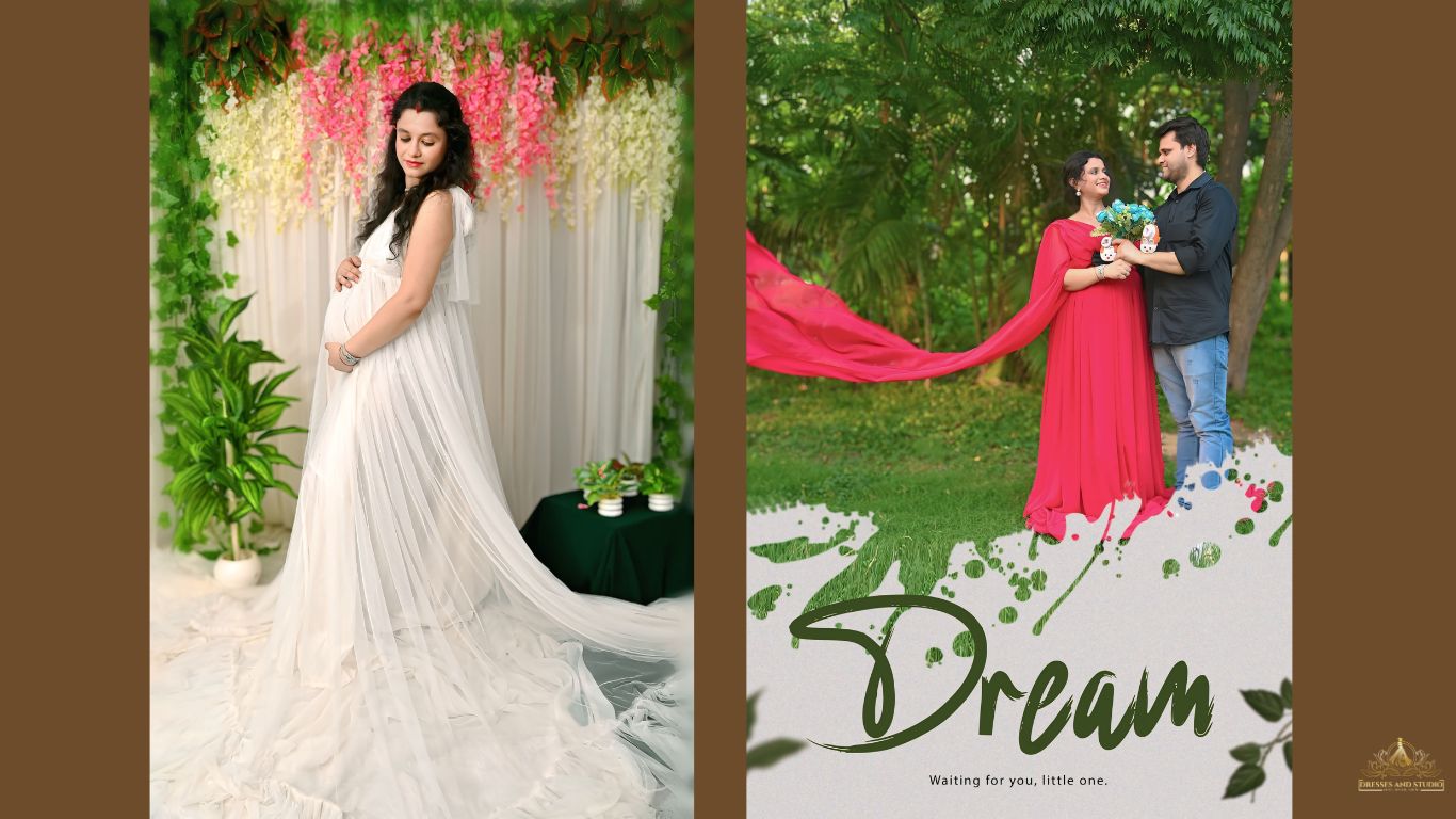 Outdoor Maternity Shoot in Gorakhpur – Let Nature Frame Your Glow